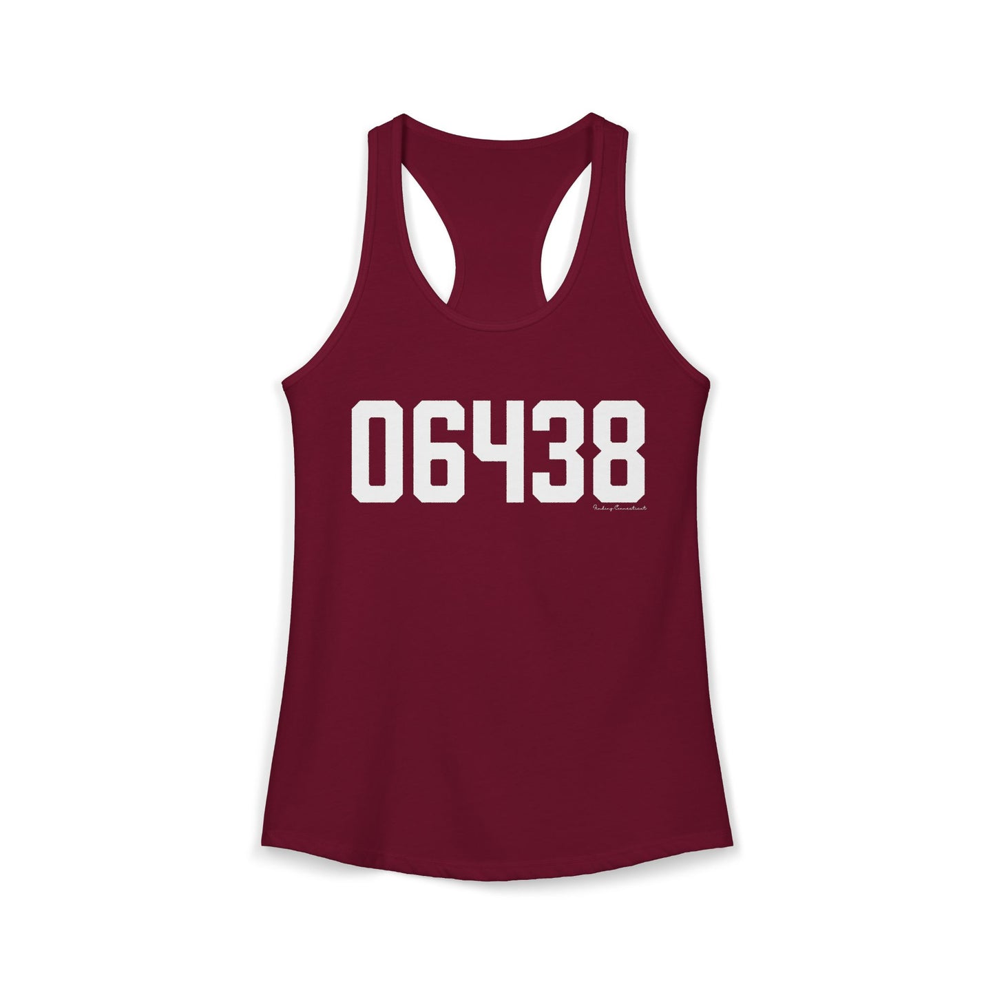 06438 Haddam CT Zip Code Women's Ideal Racerback Tank Top