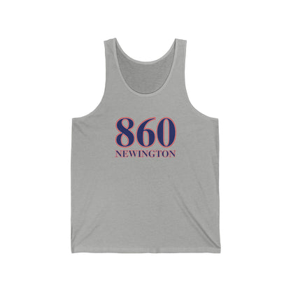 860 Newington Red, White & Blue Unisex Jersey Tank Top