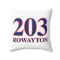 203 Rowayton Red, White & Blue Spun Polyester Square Pillow