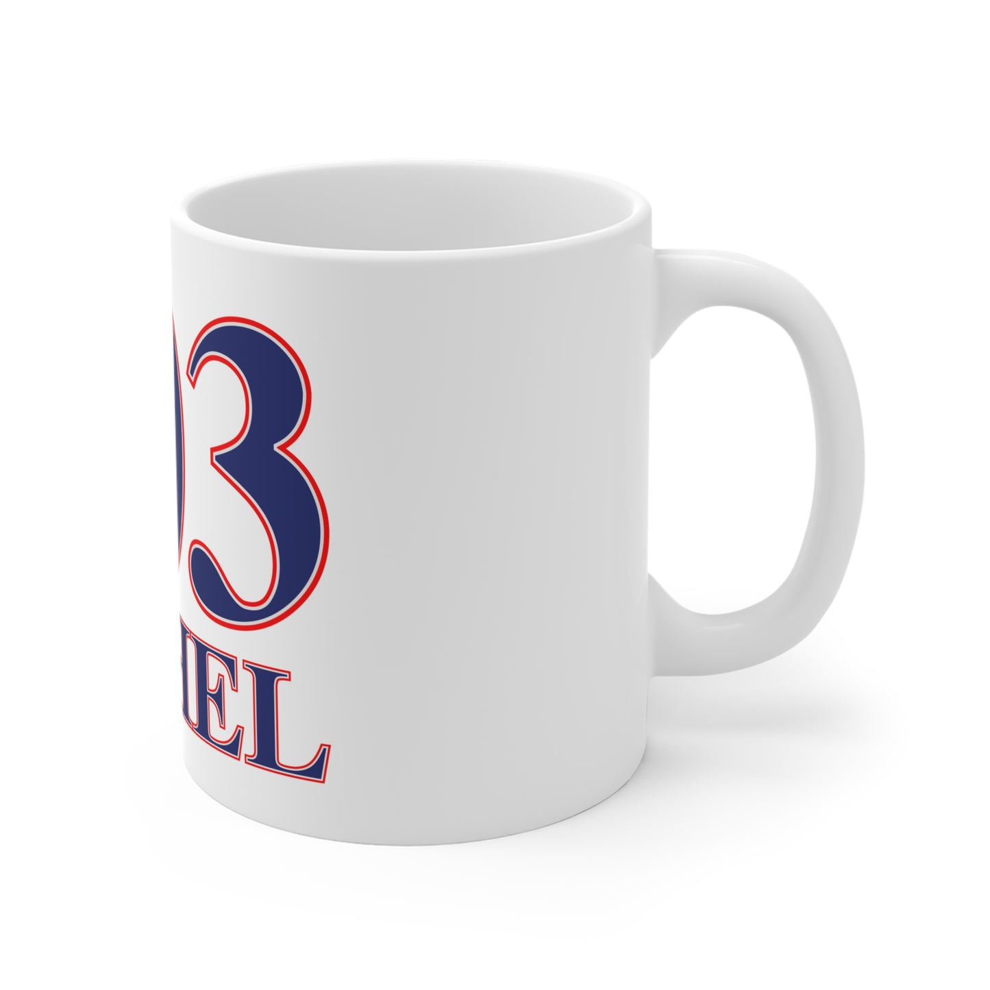 203 Bethel Trumbull Red, White & Blue Mug 11oz