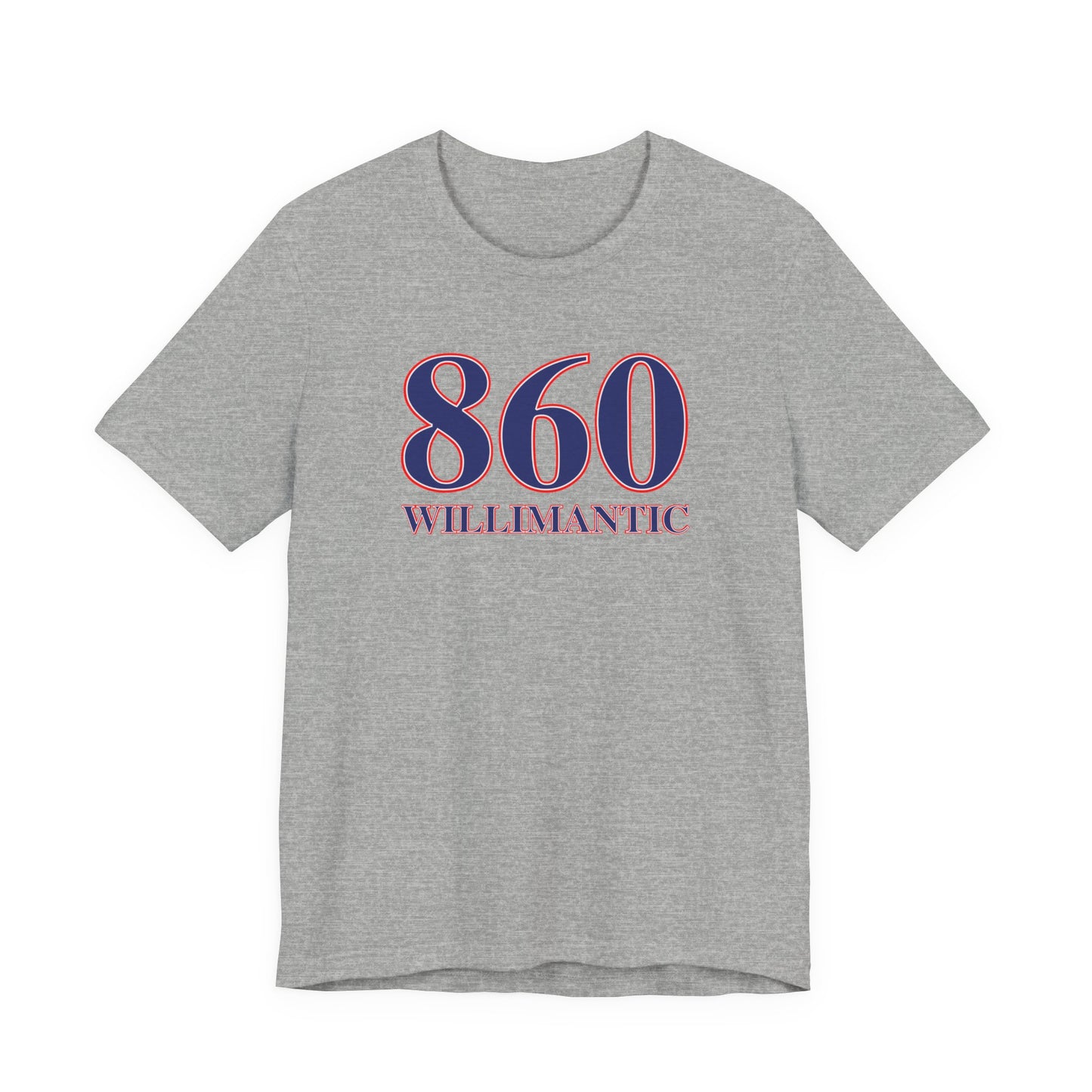 860 Willimantic Red, White & Blue Unisex Jersey Short Sleeve T-Shirt
