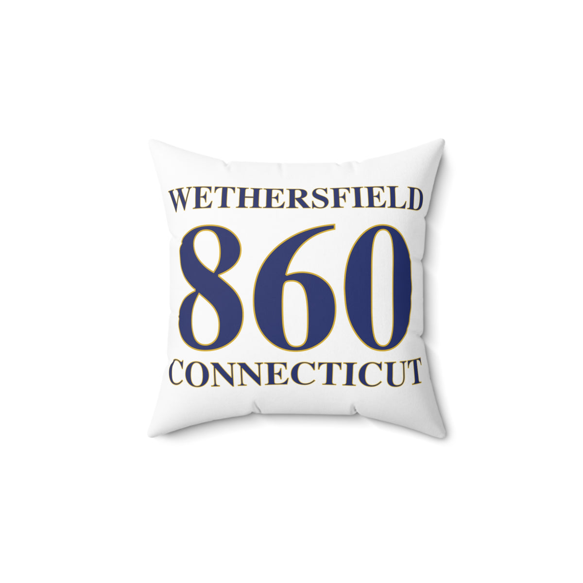 Wethersfield 860 Connecticut Polyester Square Pillow