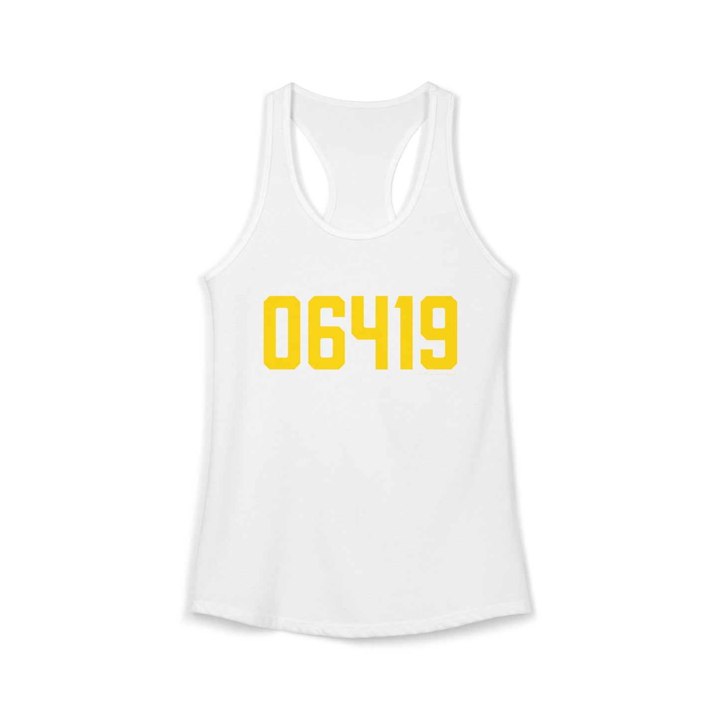 06419 Killingworth Connecticut Zip Code Women's Ideal Racerback Tank Top