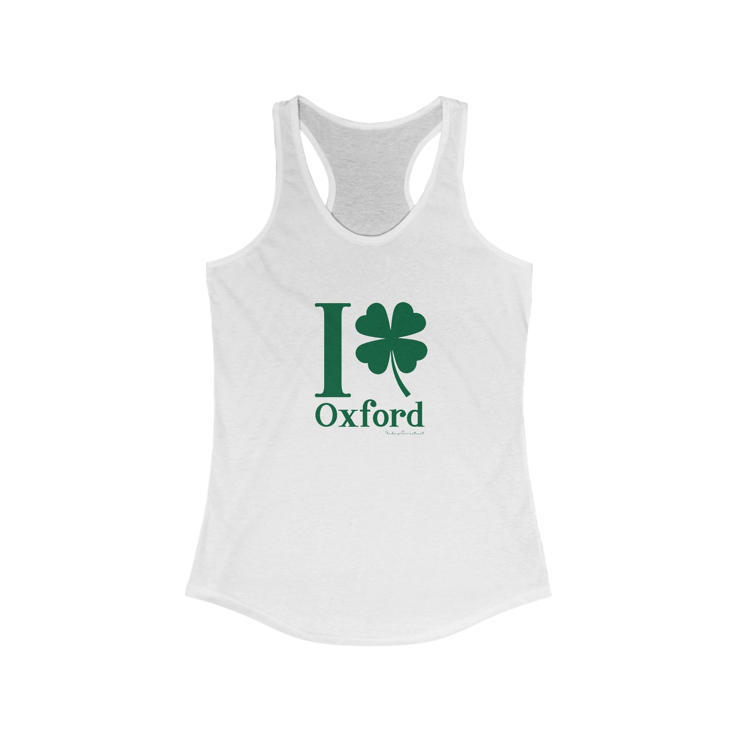 I Clover Oxford Women's Ideal Racerback Tank Top