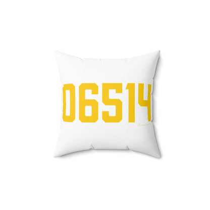 06514 Hamden Connecticut Zip Code Polyester Square Pillow
