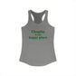 Chaplin is My Happy Place Women's Ideal Racerback Tank Top