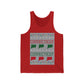 Connecticut Ugly Holiday Unisex Jersey Tank Top