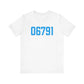 06791 Harwinton Connecticut Zip Code Unisex Jersey Short Sleeve T-Shirt