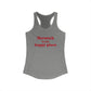 Norwich is My Happy Place Women's Ideal Racerback Tank Top