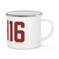 06416 Cromwell Connecticut Zip Code Enamel Camping Mug