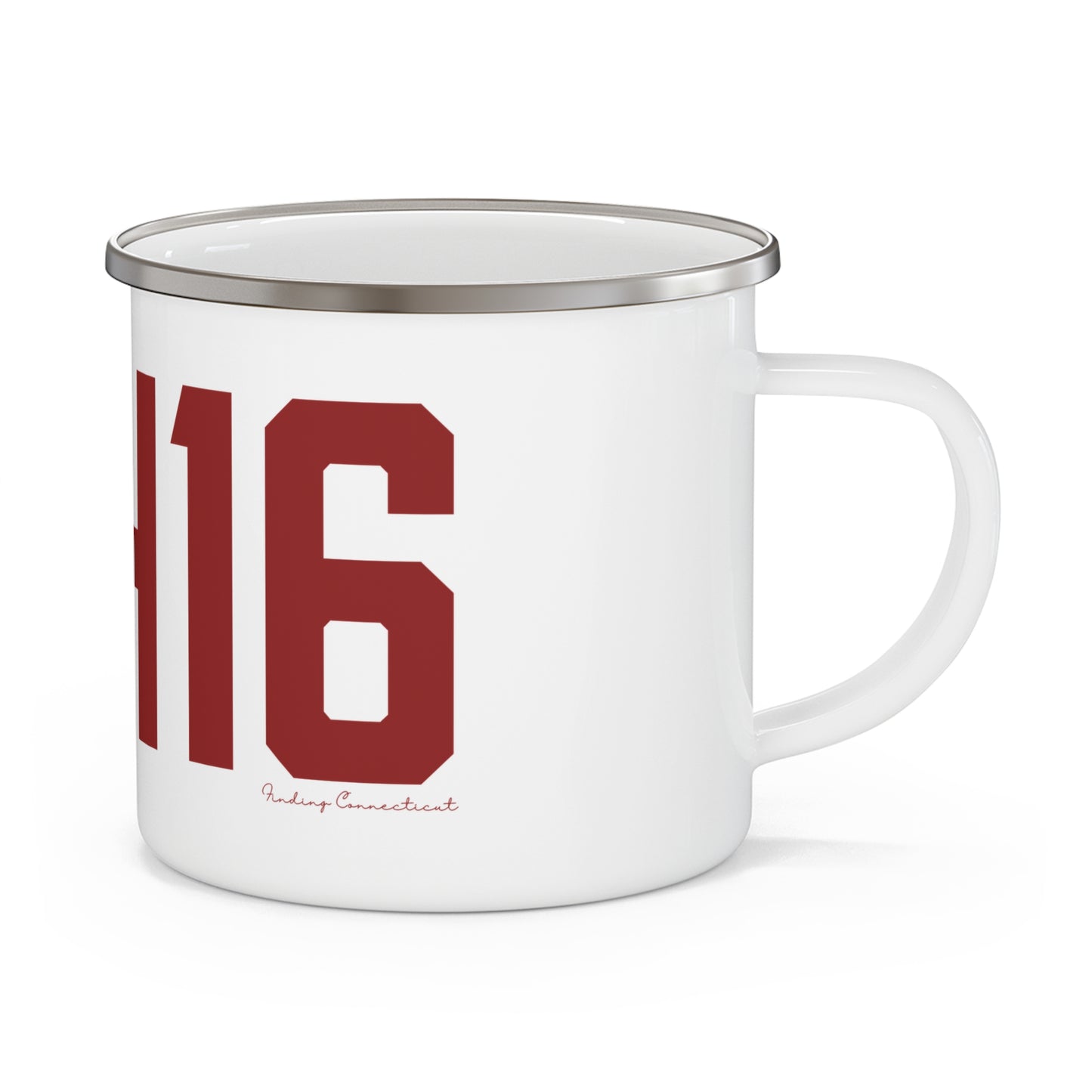 06416 Cromwell Connecticut Zip Code Enamel Camping Mug
