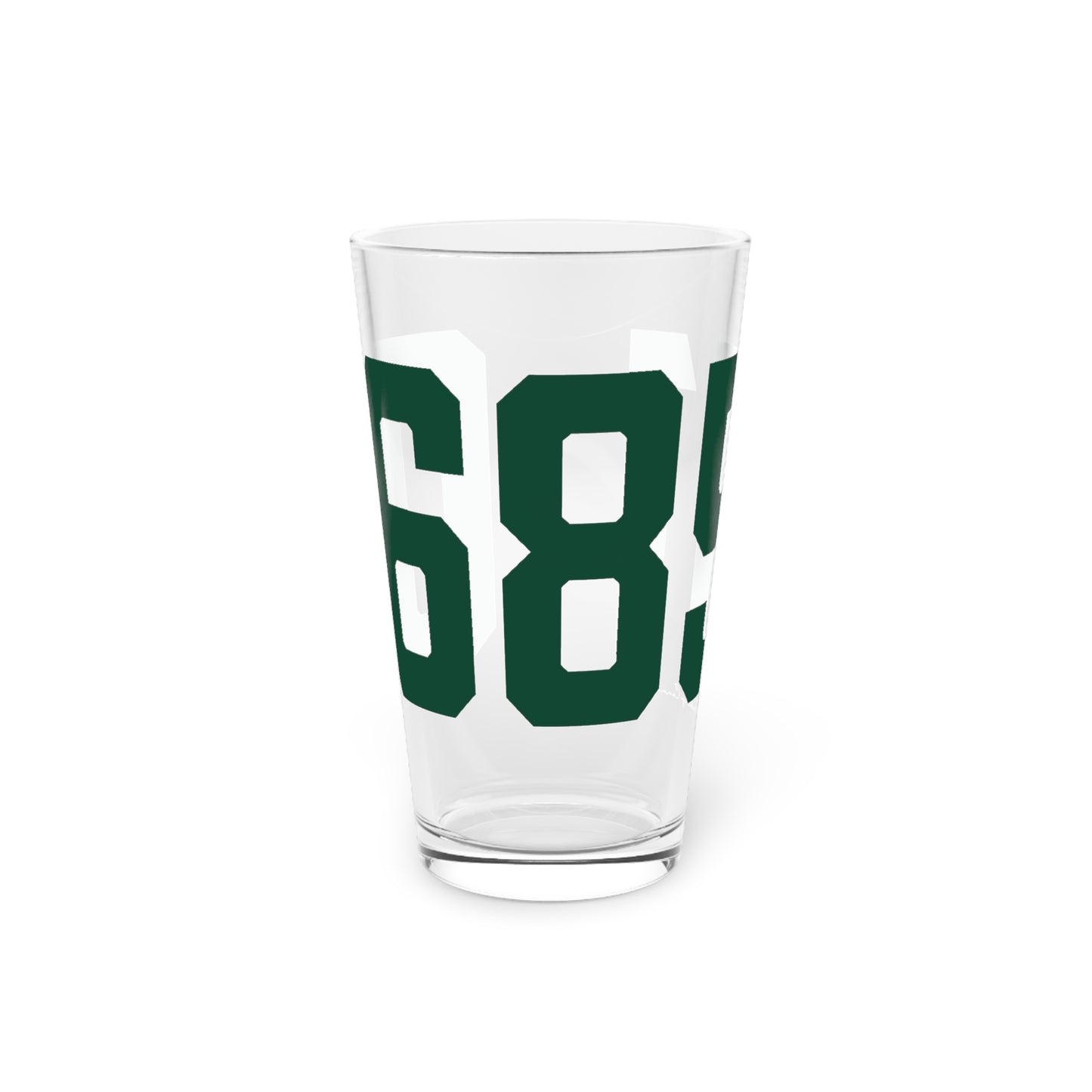 06851 Norwalk Connecticut Zip Code Pint Glass, 16oz