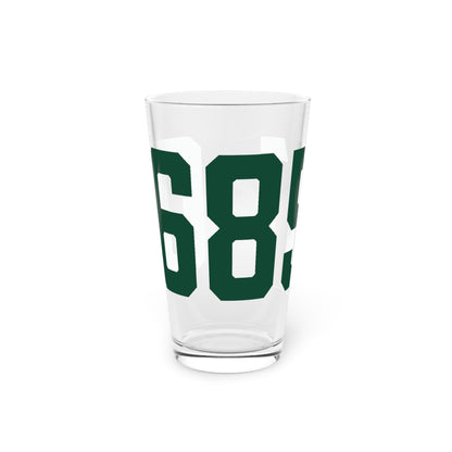 06851 Norwalk Connecticut Zip Code Pint Glass, 16oz