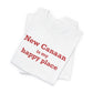 New Canaan Is My Happy Place Unisex Jersey Short Sleeve T-Shirt