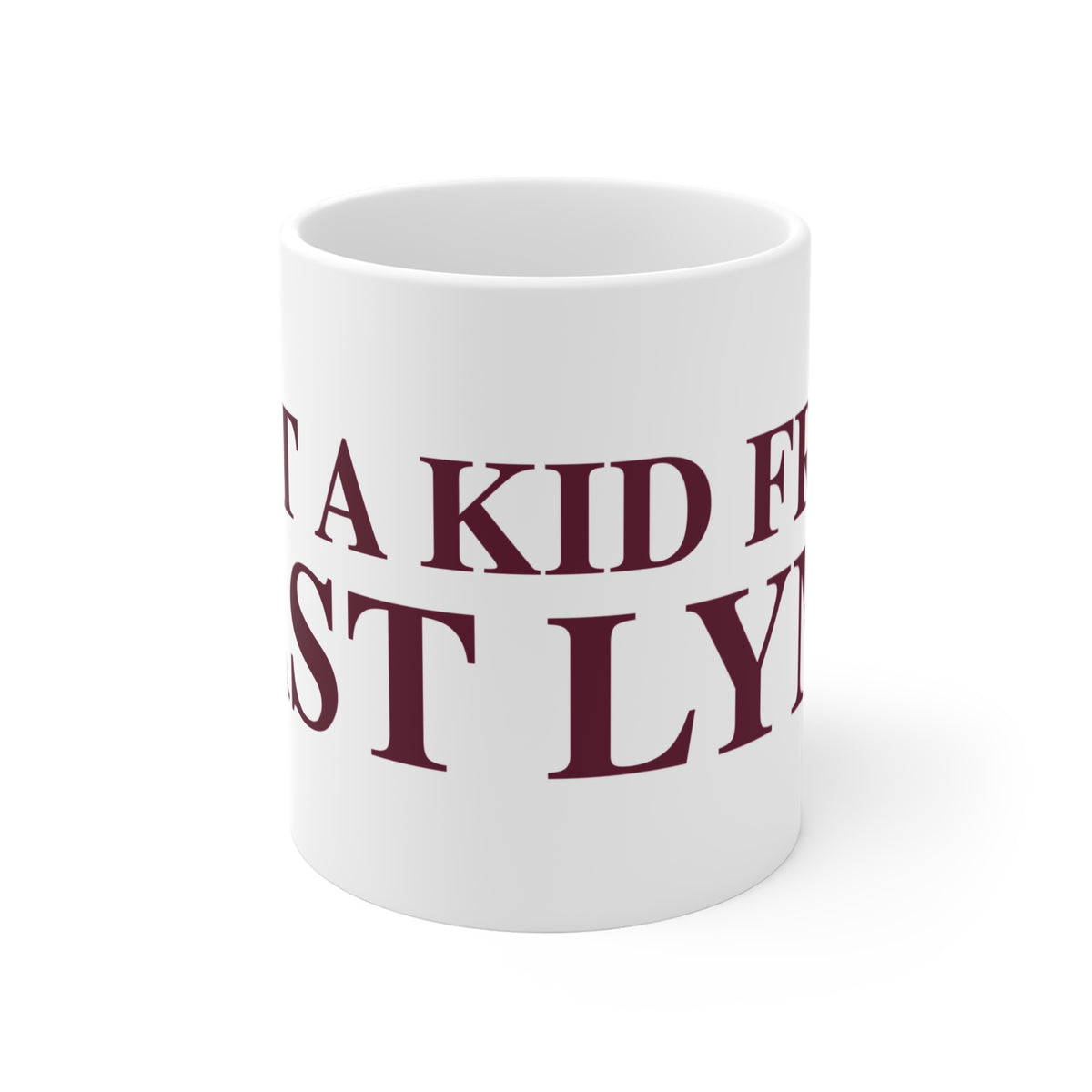 Just a kid from East Lyme Mug 11oz