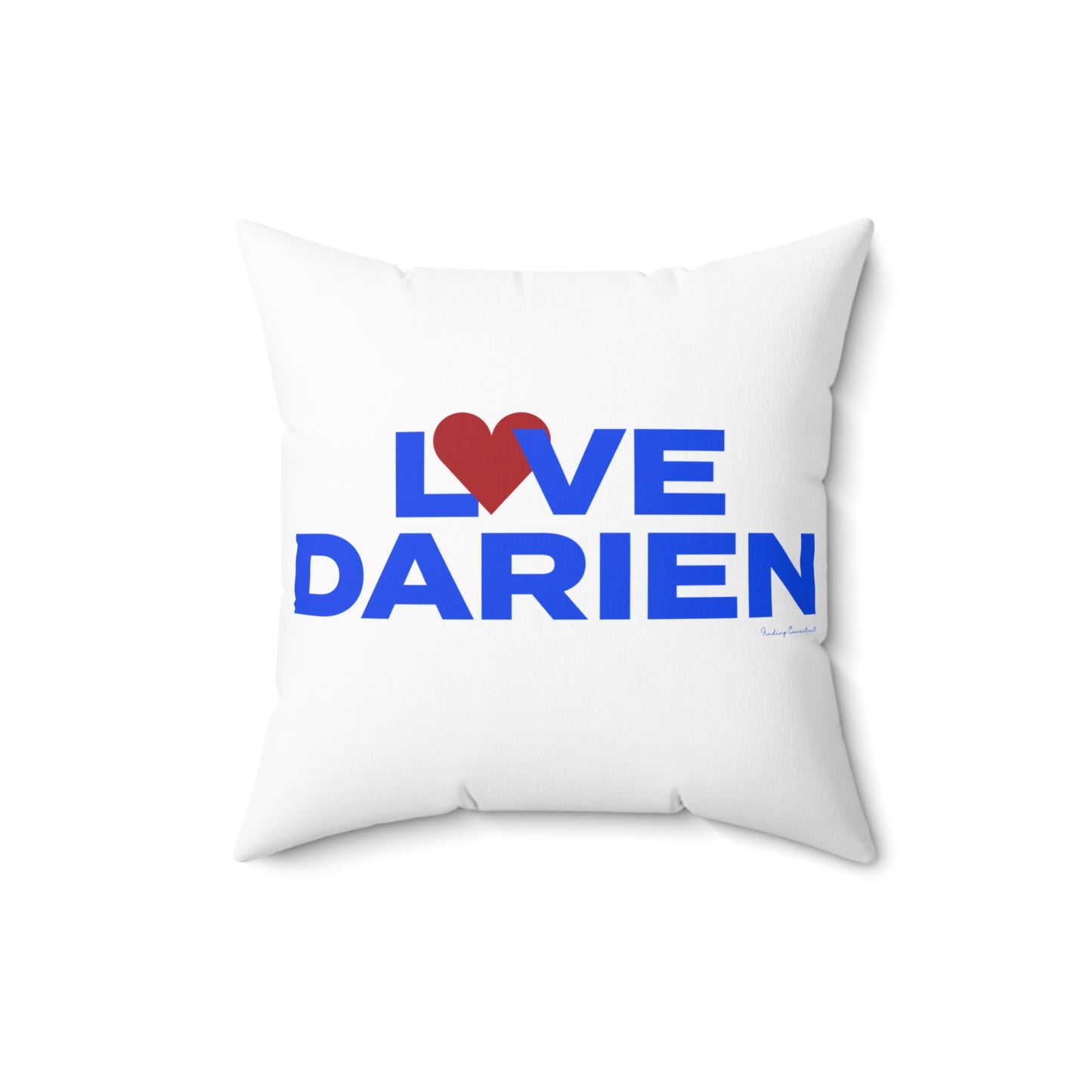 Love Darien Spun Polyester Square Pillow