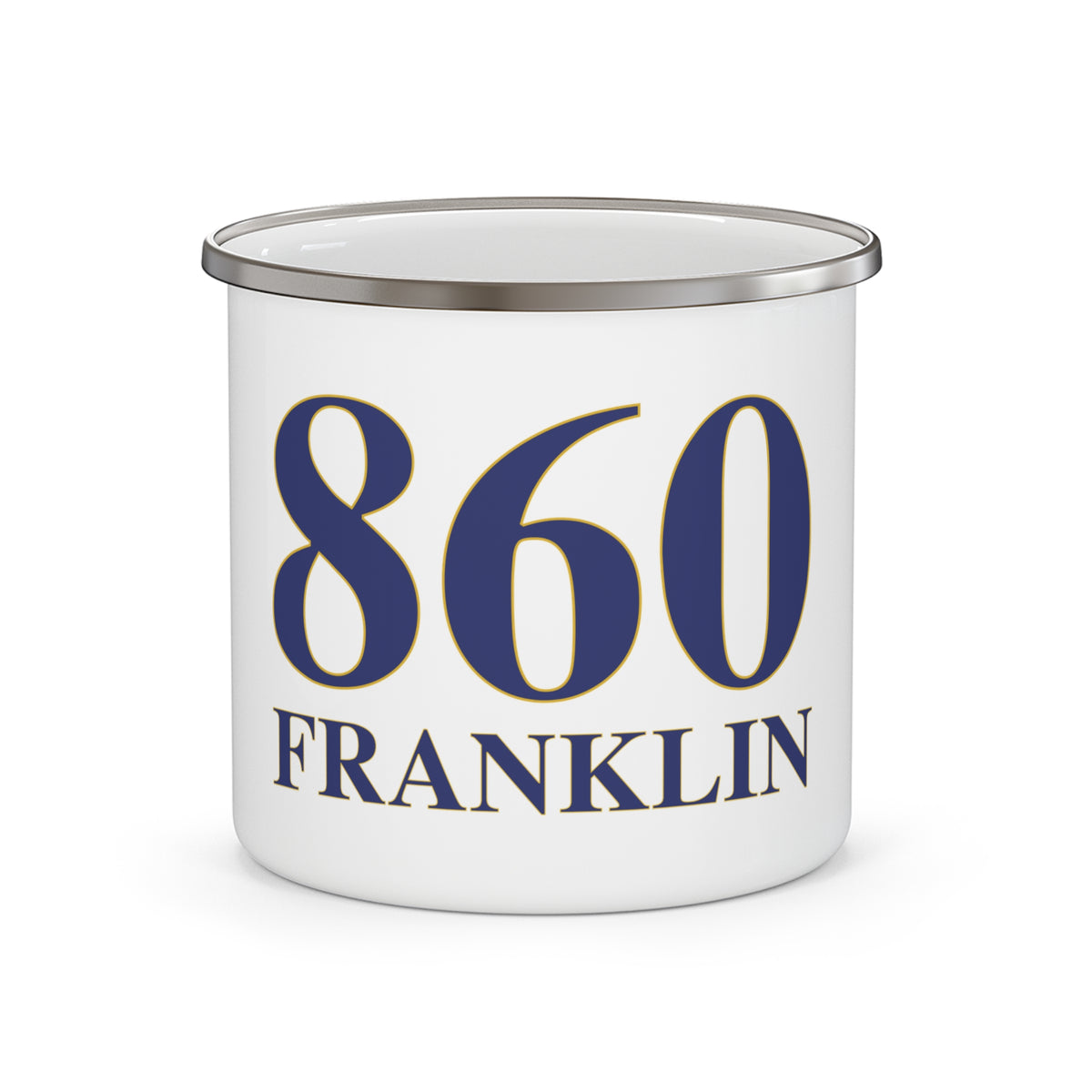 860 Franklin Enamel Camping Mug