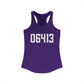 06413 Clinton CT Zip Code Women's Ideal Racerback Tank Top