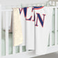 203 Wilton Red White & Blue Sherpa Fleece Blanket