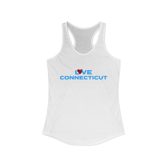 Love Connecticut Women's Ideal Racerback Tank Top