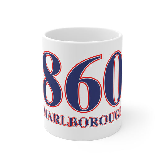 860 Marlborough Red, White & Blue Mug 11oz