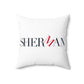 41 Tilt Sherman Spun Polyester Square Pillow