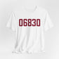 06830 - Greenwich Connecticut Zip Code Jersey Short Sleeve T-Shirt
