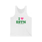 I Heart ESTN Unisex Jersey Tank Top