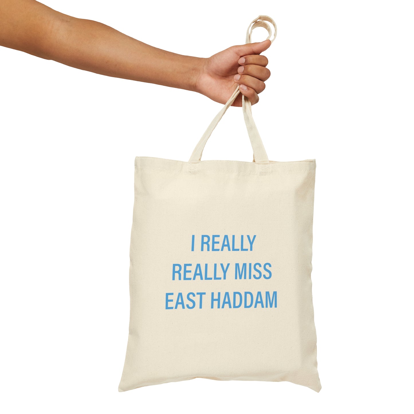 I Really Really Miss East Haddam Cotton Canvas Tote Bag