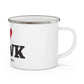 I Heart NRWK Enamel Camping Mug