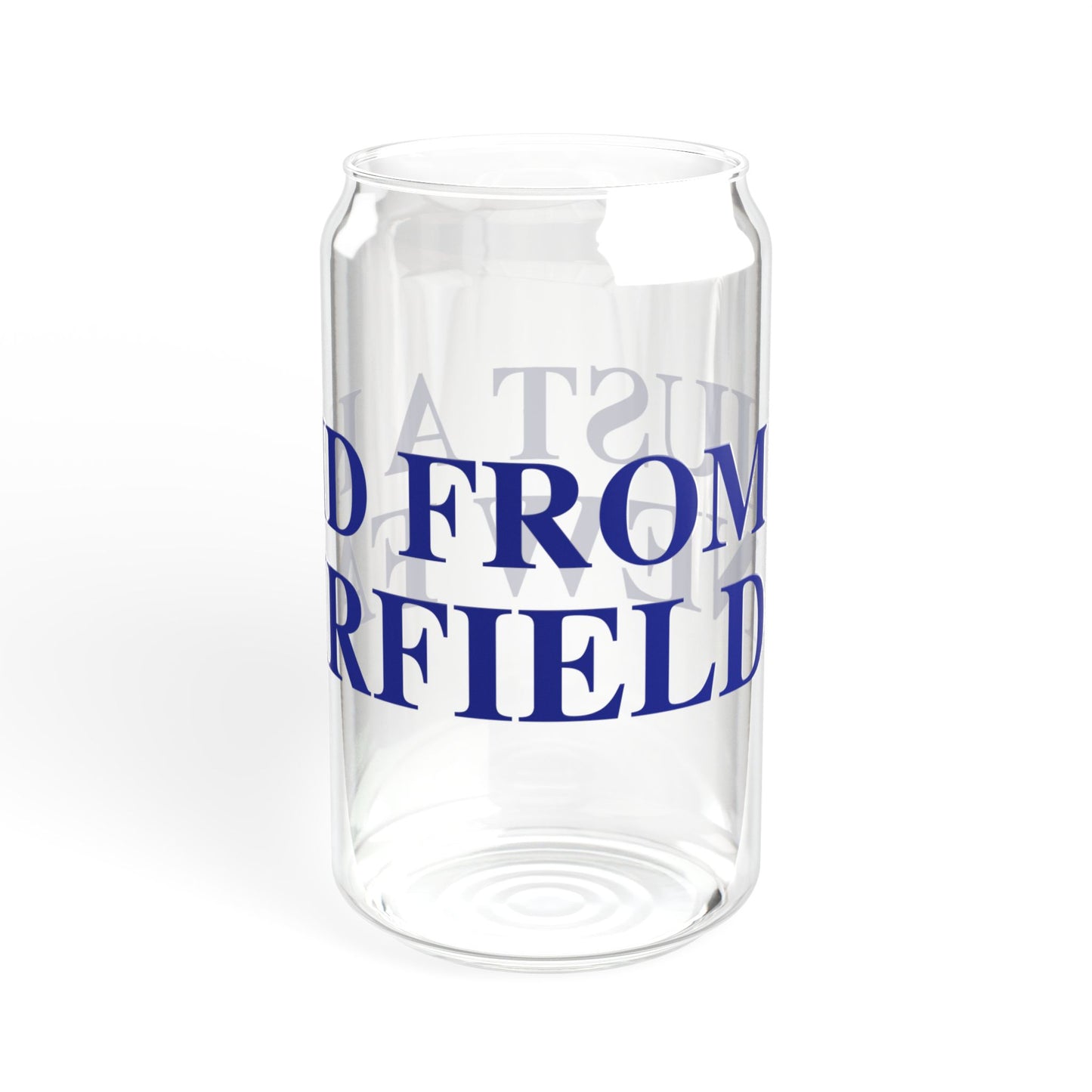 Just a kid from New Fairfield Sipper Glass, 16oz