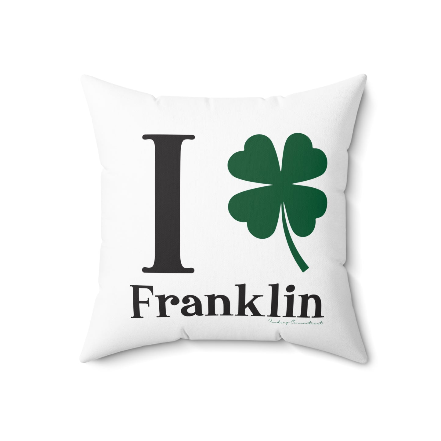 I Clover Franklin Spun Polyester Square Pillow