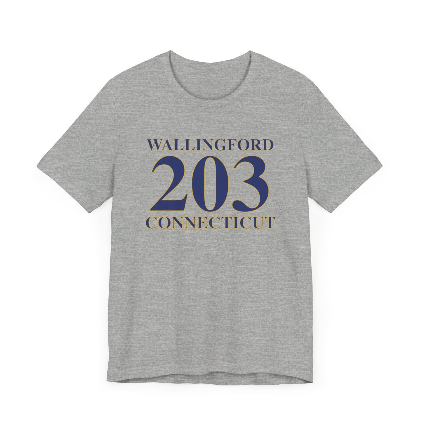 Wallingford 203 Connecticut Unisex Jersey Short Sleeve Tee