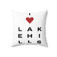 Lake Hills Vision Spun Polyester Square Pillow