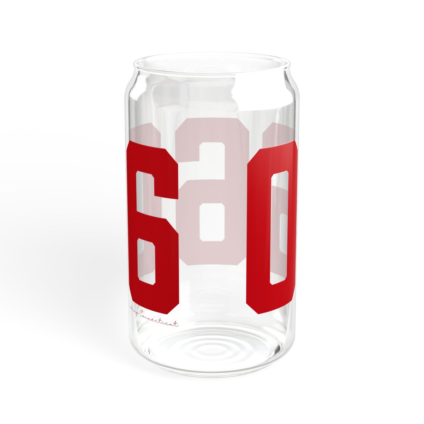 06606 Bridgeport Connecticut Zip Code Sipper Glass, 16oz