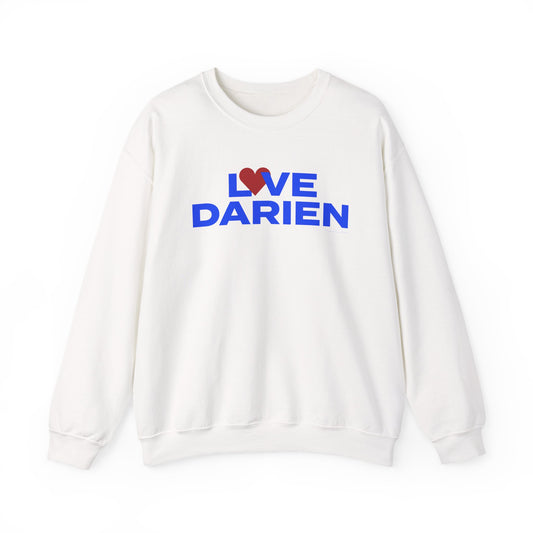Love Darien Unisex Heavy Blend™ Crewneck Sweatshirt