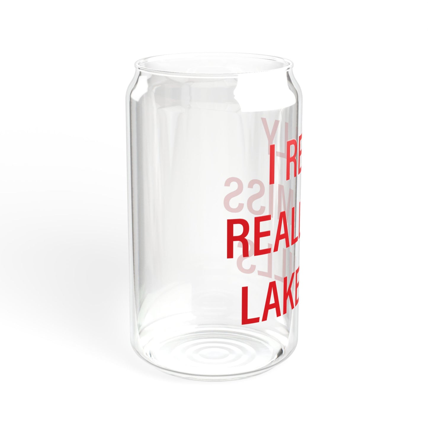 I Really Really Miss Lake Hills Sipper Glass, 16oz