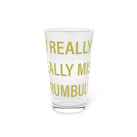 I Really Really Miss Trumbull Pint Glass, 16oz