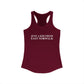Just a kid from East Norwalk Women's Ideal Racerback Tank Top