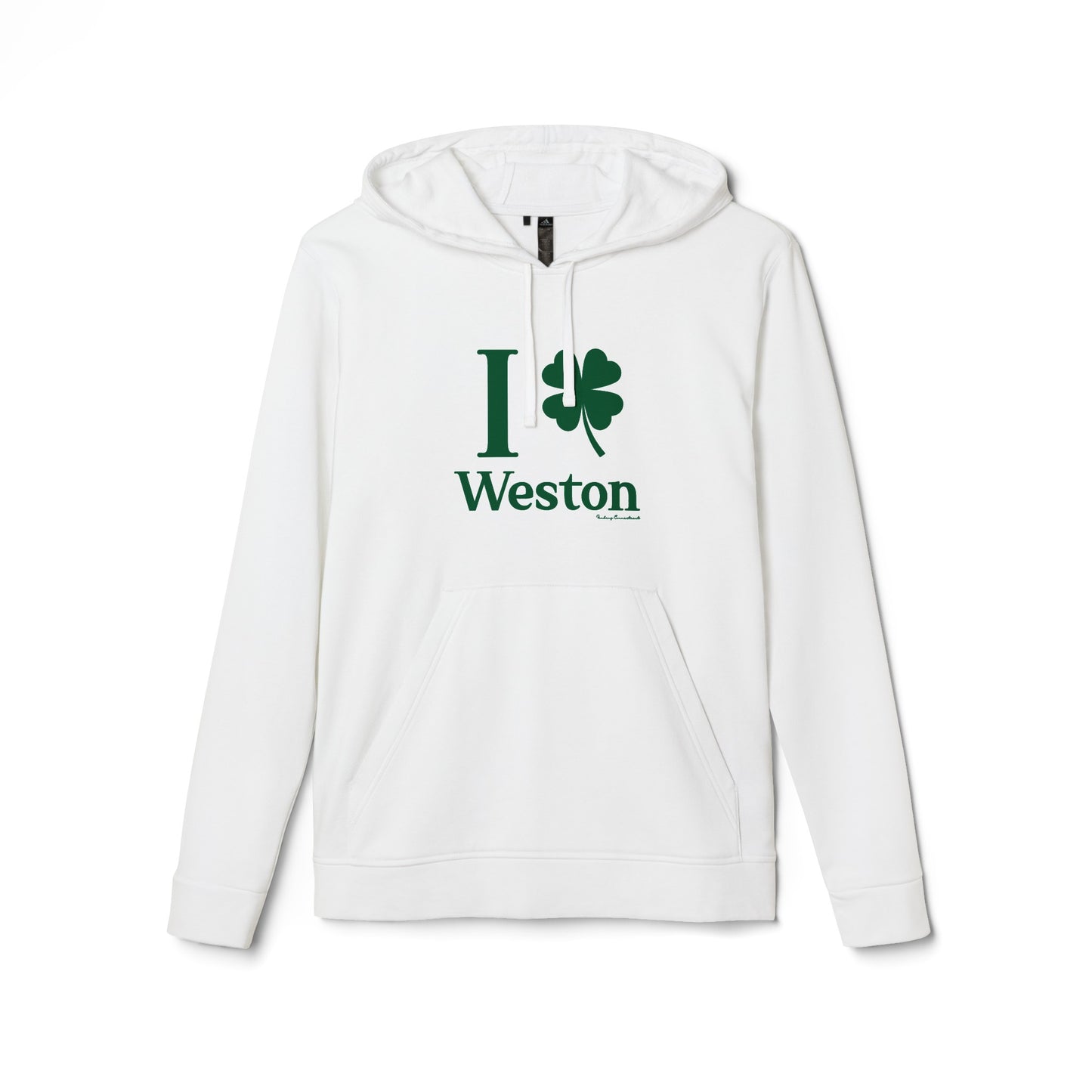 I Clover Weston (Green) adidas® Unisex Fleece Hoodie