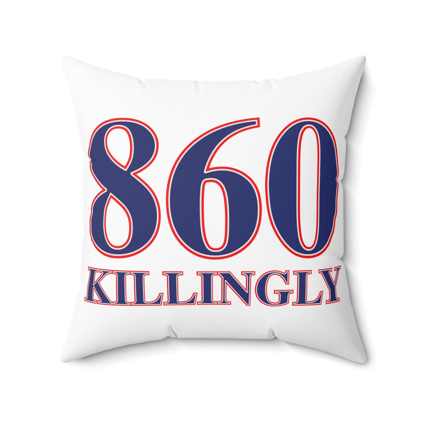 860 Killingly Red, White & Blue Spun Polyester Square Pillow