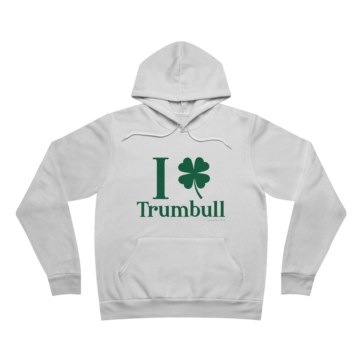 I Clover Trumbull (Green) Unisex Sponge Fleece Pullover Hoodie