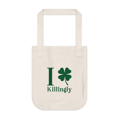 I Clover Killingly Organic Canvas Tote Bag