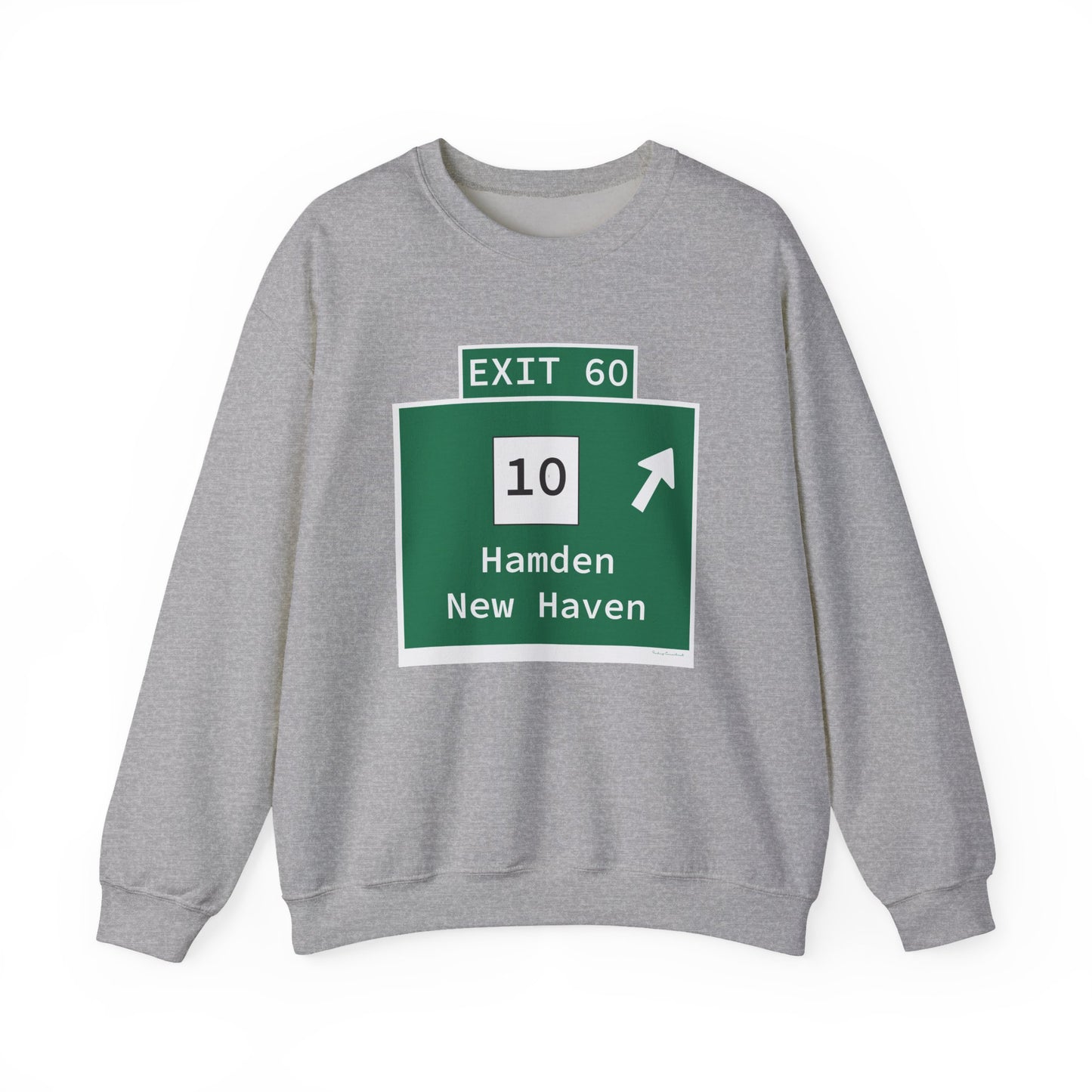 Vintage WCP Exit 60 Sign Unisex Heavy Blend™ Crewneck Sweatshirt