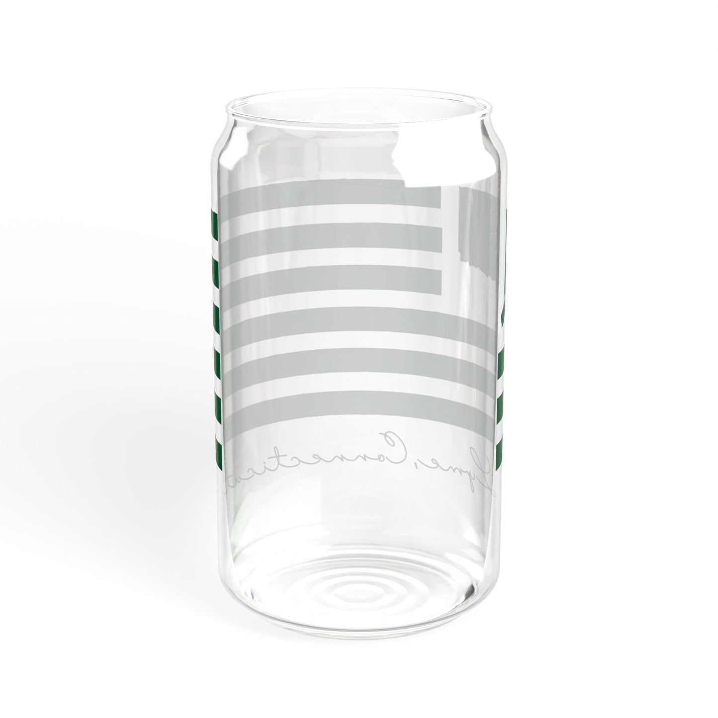 Lyme Connecticut St. Patrick’s Day Flag Sipper Glass, 16oz