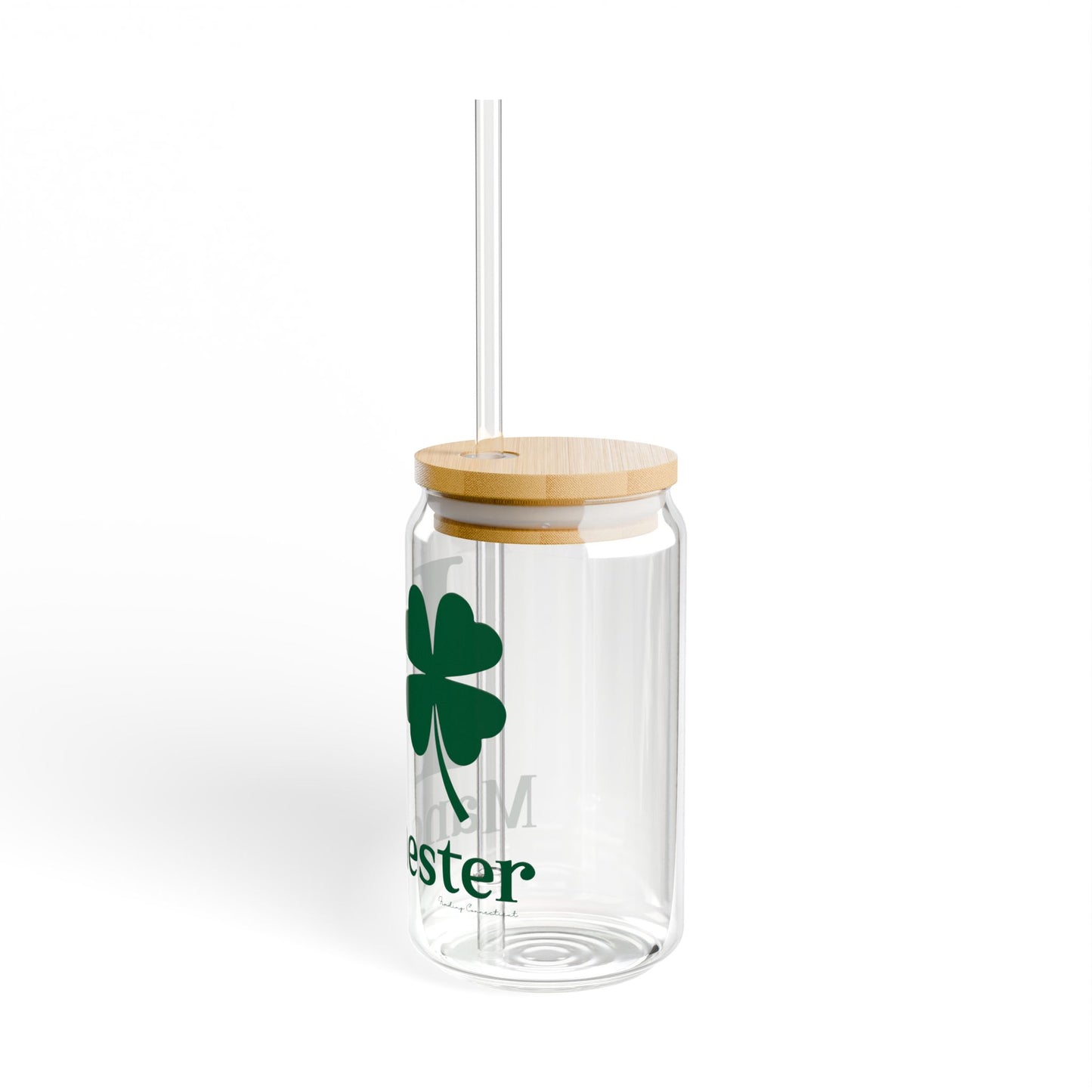 I Clover Manchester Sipper Glass, 16oz