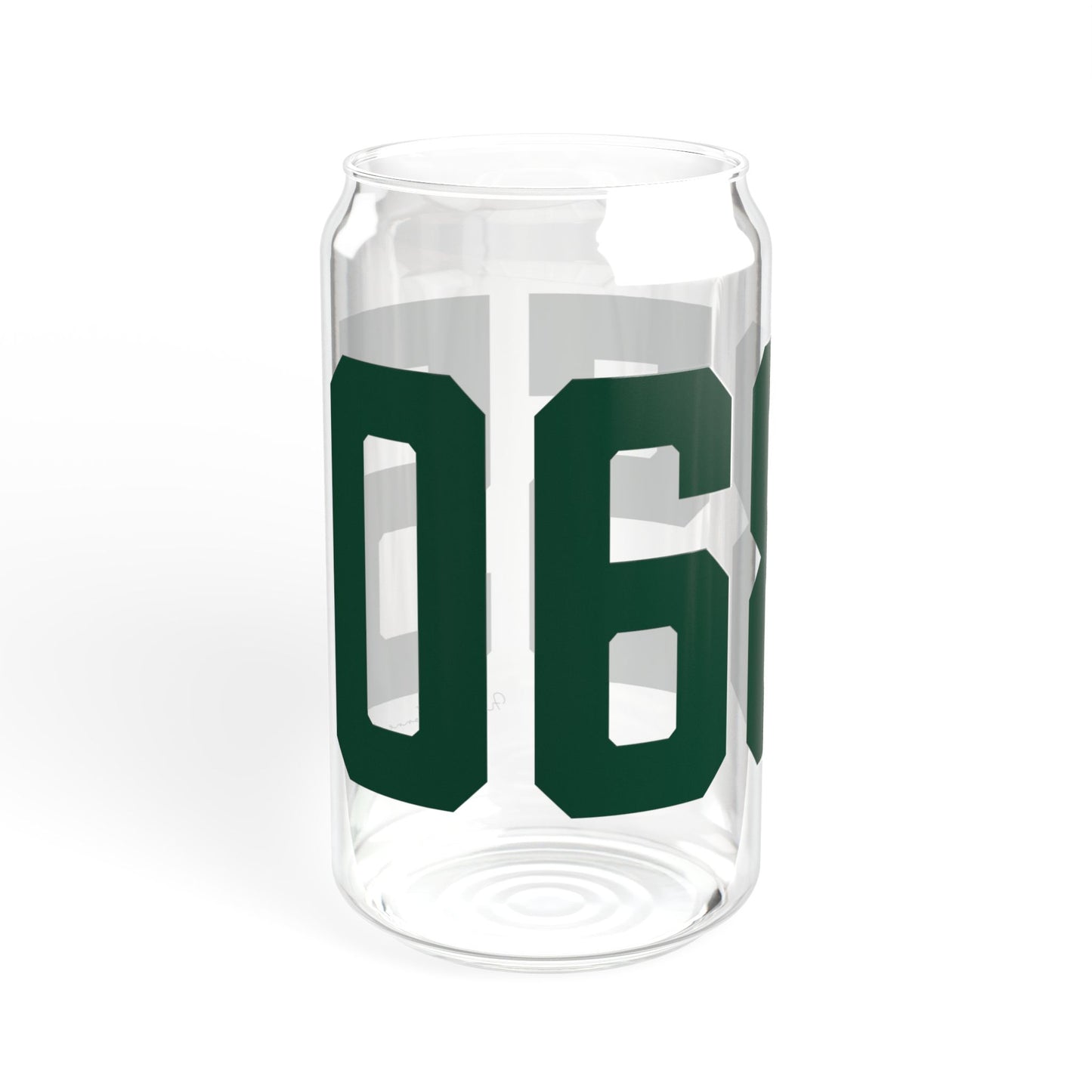 06855 Norwalk Connecticut Zip Code Sipper Glass, 16oz