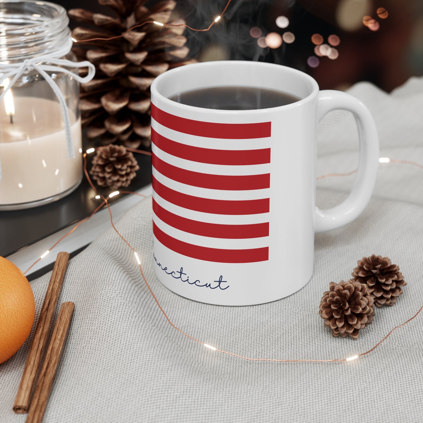 Putnam Connecticut Flag Mug 11oz
