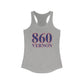 860 Vernon Red White & Blue Women's Ideal Racerback Tank Top