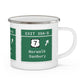 Vintage Merritt Parkway Exit 39 A-B Sign Enamel Camping Mug
